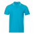 Рубашка поло мужская STAN с окантовкой хлопок/полиэстер 185, 04T, Бирюзовый, бирюзовый, 185 гр/м2, хлопок