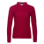 Рубашка поло женская STAN длинный рукав хлопок/полиэстер 185, 04SW, Бордовый