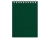 Бизнес - блокнот А6 «Office», зеленый, картон