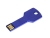 USB 2.0- флешка на 64 Гб в виде ключа, синий, металл