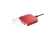 USB хаб «Mini iLO Hub», красный, пластик