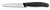 Нож для овощей VICTORINOX SwissClassic, лезвие 10 см с волнистой кромкой, чёрный