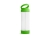 Стеклянная спортивная бутылка  «QUINTANA», 390 мл, зеленый, пластик, стекло