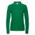 Рубашка поло женская STAN длинный рукав хлопок/полиэстер 185, 04SW, Зелёный