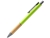 Ручка шариковая металлическая с бамбуковой вставкой PENTA, зеленый