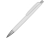 Ручка пластиковая шариковая «Gage», белый, серебристый, пластик