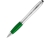 Ручка-стилус шариковая «Nash», зеленый, серебристый, пластик