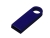 USB 2.0-флешка на 32 Гб с мини чипом и круглым отверстием, синий, металл