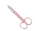 Ножницы Dewal Beauty для педикюра 10 см, розовый