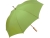 Бамбуковый зонт-трость «Okobrella», зеленый, серый, полиэстер, пластик