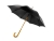Зонт-трость «Радуга», черный, полиэстер