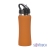 Бутылка для воды "Индиана" 600 мл, покрытие soft touch, оранжевый, нержавеющая сталь/soft touch/пластик