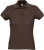 Рубашка поло женская Passion 170, шоколадно-коричневая, коричневый, хлопок