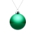 Елочный шар Finery Gloss, 8 см, глянцевый зеленый, зеленый