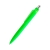 Ручка пластиковая Shell, зеленая, зеленый