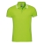 Рубашка поло мужская Pasadena Men 200 с контрастной отделкой, зеленый лайм с белым, зеленый, белый, хлопок