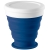 Складной стакан с крышкой Astrada, синий, синий, пластик, полипропилен, силикон