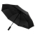 Зонт PRESTON складной с ручкой-фонариком, полуавтомат; черный; D=100 см; 100% полиэстер, черный, 100% полиэстер, пластик, металл