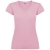 Женская футболка Victoria с коротким рукавом и V-образным вырезом, розовый