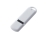 USB 2.0- флешка на 8 Гб, soft-touch, белый, soft touch