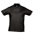 Рубашка поло мужская Prescott Men 170, черная, черный, джерси; хлопок 100%, плотность 170 г/м²