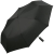 Зонт складной Profile, черный, черный, сталь, купол - эпонж; ручка - пластик; каркас - стеклопластик