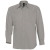 Рубашка мужская с длинным рукавом Boston, серая, серый, хлопок 70%; полиэстер 30%, плотность 135 г/м²