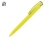 Ручка пластиковая шариковая трехгранная «Trinity K transparent Gum» soft-touch с чипом передачи информации NFC, желтый, soft touch