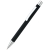Ручка металлическая Rebecca софт-тач, черная, черный
