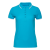 Рубашка поло женская STAN с окантовкой хлопок/полиэстер 185, 04BK, Бирюзовый, бирюзовый, 185 гр/м2, хлопок