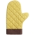 Прихватка-рукавица Keep Palms, горчичная, желтый, хлопок; лен, ватин 280 г/м²