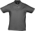 Рубашка поло мужская Prescott Men 170, темно-серая, серый, джерси; хлопок 100%, плотность 170 г/м²
