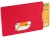 Защитный RFID чехол для кредитной карты «Arnox», красный, пластик