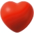 Антистресс «Сердце», красный, красный, каучук