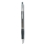 Ручка шариковая с резиновым обх, серый, пластик