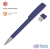 Ручка с флеш-картой USB 16GB «TURNUSsofttouch M», синий, пластик/soft touch
