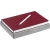 Набор Romano, бордовый, бордовый, ежедневник - искусственная кожа; ручка - металл; коробка - картон