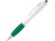 Шариковая ручка с зажимом из металла «SANS», зеленый, пластик
