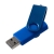 Флешка Twist Color, синяя, 16 Гб, синий, пластик; покрытие софт-тач; металл