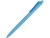 Ручка пластиковая soft-touch шариковая «Plane», голубой, soft touch