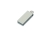 USB 2.0- флешка мини на 16 Гб с мини чипом в цветном корпусе, серебристый, металл