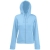 Толстовка "Lady-Fit Hooded Sweat Jacket", небесно-голубой_M, 75% х/б, 25% п/э, 280 г/м2, голубой