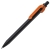SNAKE, ручка шариковая, оранжевый, черный корпус, металл, оранжевый, черный, металл
