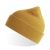 Шапка NELSON в рубчик с отворотом, 100%  органический хлопок, горчичный, желтый, 100%  органический хлопок