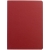 Ежедневник Flex Shall, недатированный, красный, красный, искусственная кожа; покрытие софт-тач