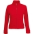 Толстовка "Lady-Fit Sweat Jacket", красный_XL, 75% х/б, 25% п/э, 280 г/м2, красный, хлопок 75%, полиэстер 25%, плотность 280 г/м2
