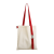 Шоппер Superbag с ремувкой 4sb (неокрашенный с красным), неокрашенный с красным, хлопок