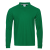 Рубашка поло мужская STAN длинный рукав хлопок/полиэстер 185, 04S, Зелёный