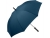 Зонт-трость «Resist» с повышенной стойкостью к порывам ветра, синий, полиэстер