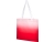 Эко-сумка «Rio» с плавным переходом цветов, красный, полиэстер